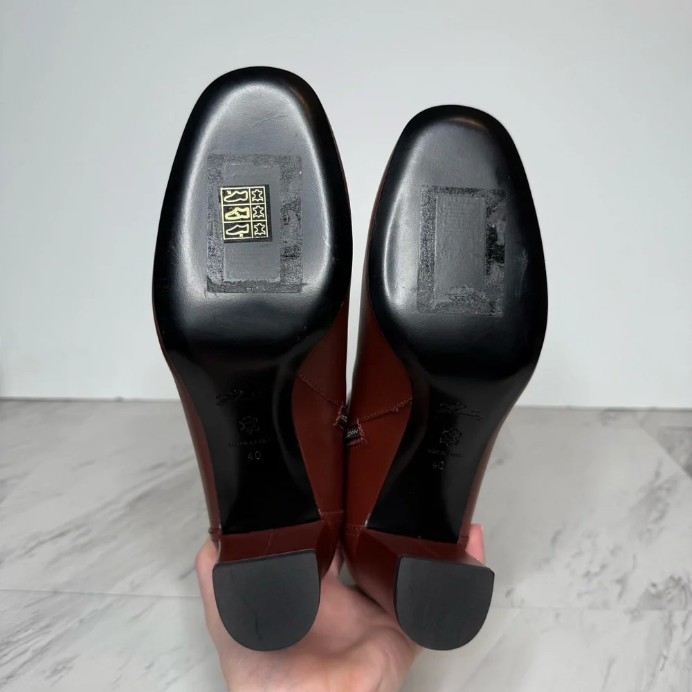 Longchamp brown red